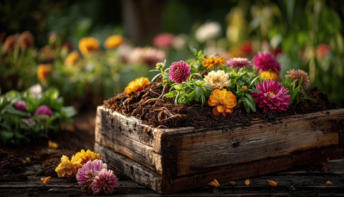 Création de compost maison pour enrichir le sol de votre jardin