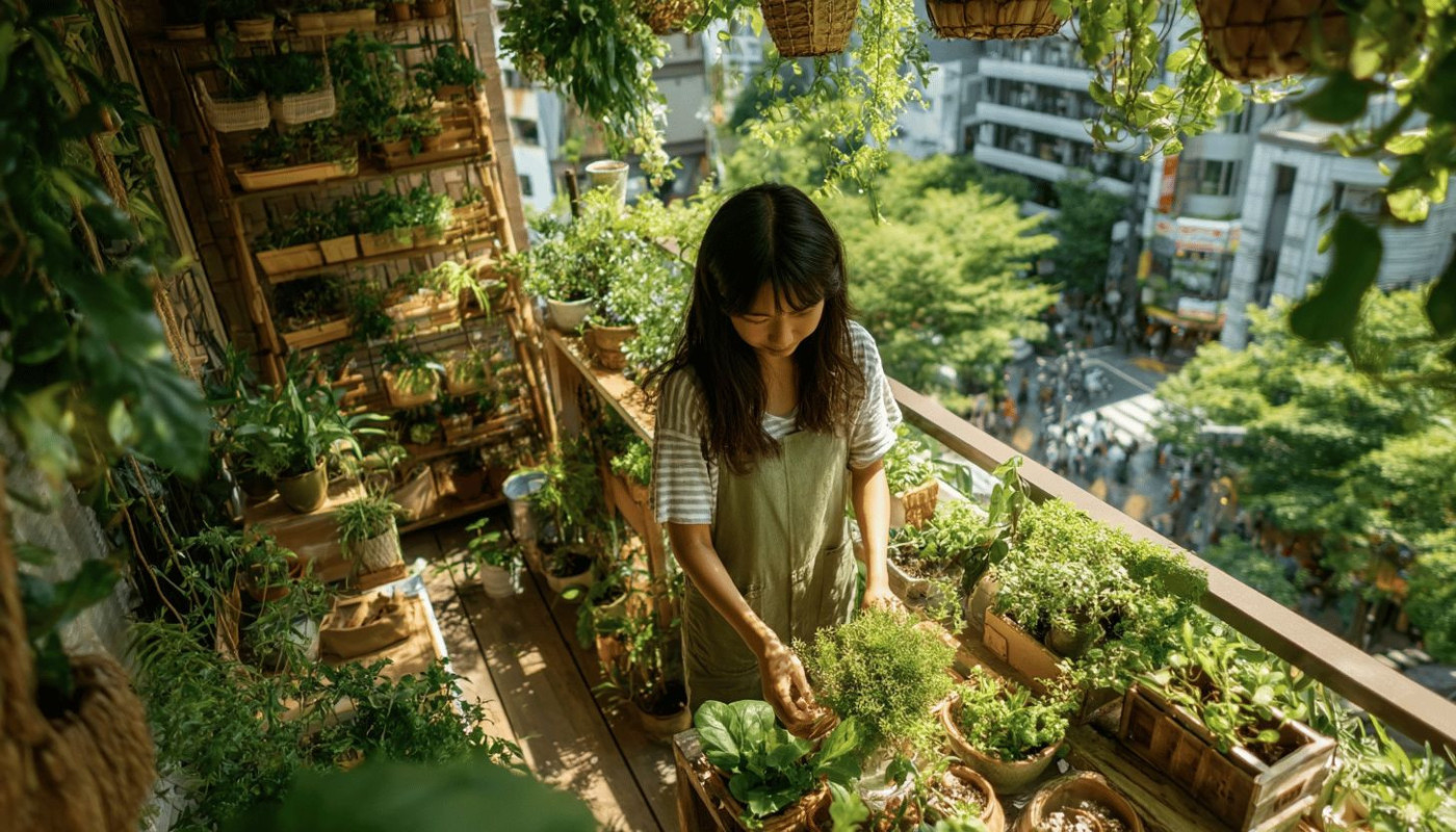Cultiver un potager sur son balcon optimisation de l'espace et choix des espèces